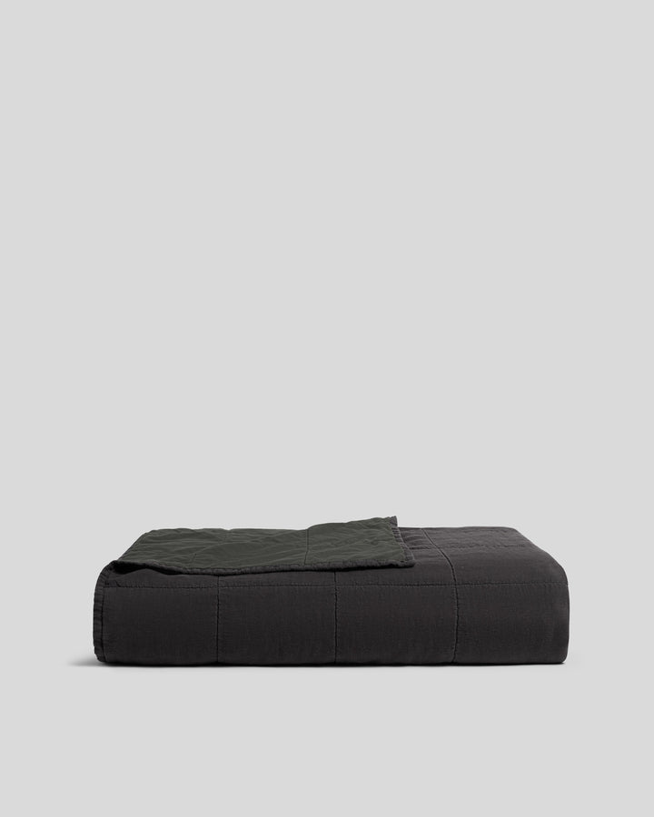 Linen Box Quilt (Onyx)